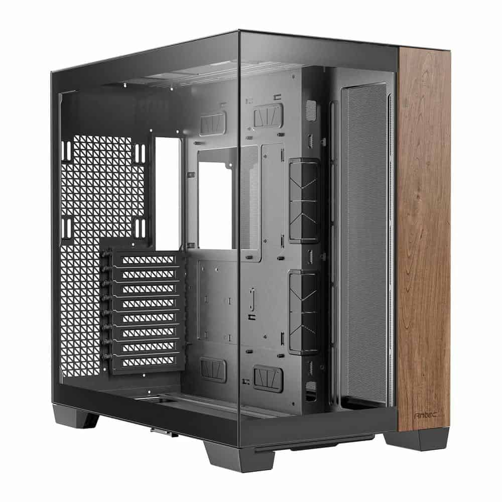 Antec C8 Wood Full Tower Tempered Glass PC Gaming Case Black